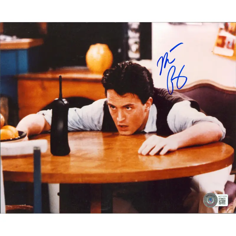 Matthew Perry Friends Authentic Signed 8x10 Photo Auto 10! BAS #AC71219