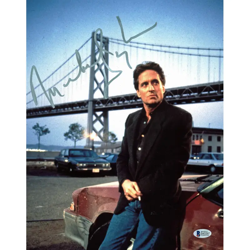 Michael Douglas Basic Instinct Authentic Signed 11x14 Photo BAS #D43207