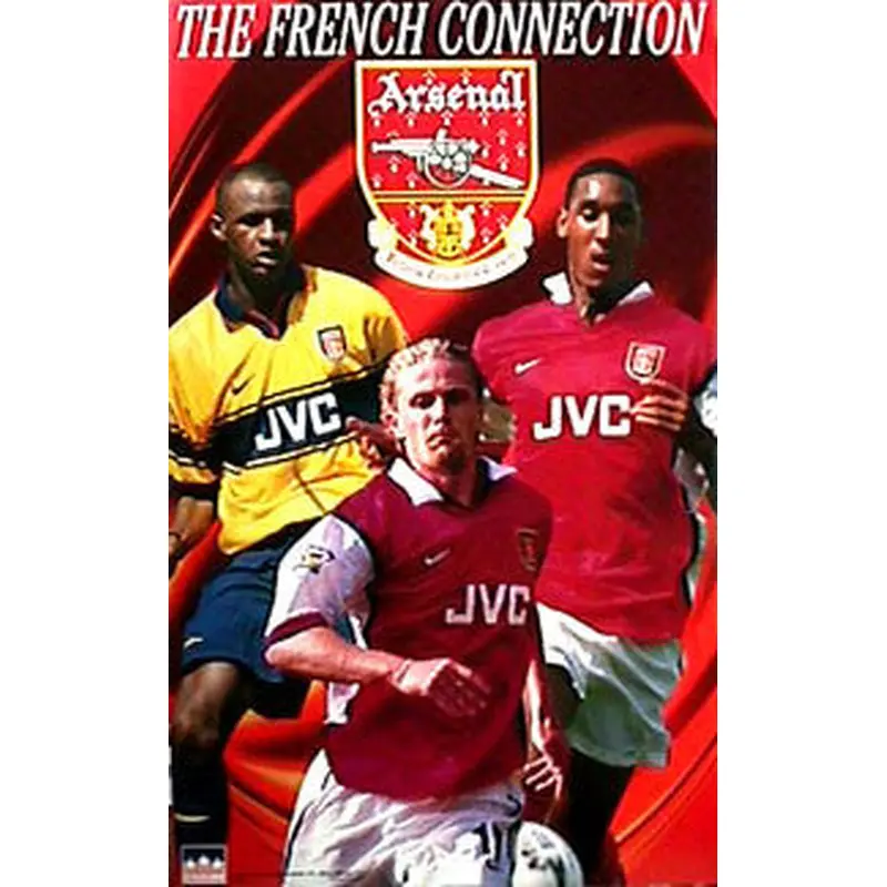 Arsenal FC "The French Connection" Poster - Starline Inc. 1998