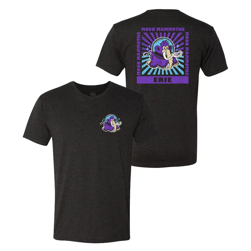 Erie SeaWolves 108 Moon Mammoths Sunspot Tee