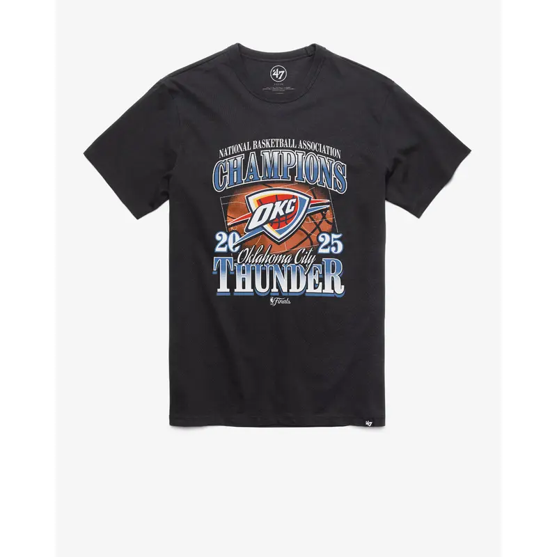 OKLAHOMA CITY THUNDER 2025 NBA CHAMPIONS '47 FRANKLIN TEE