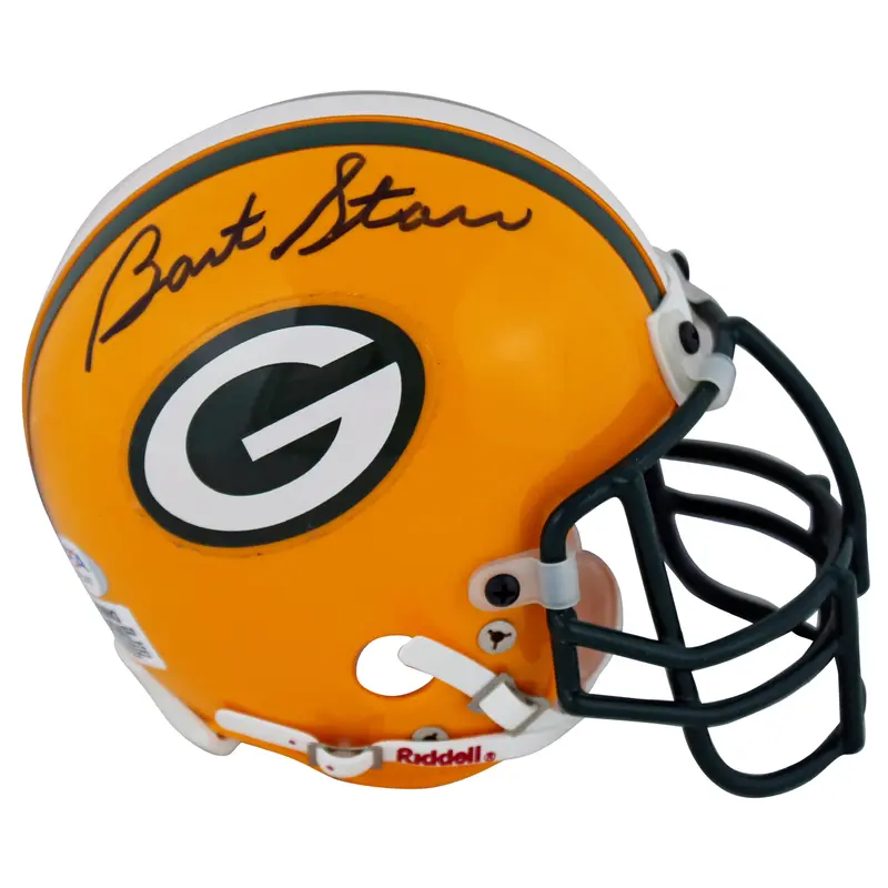 Packers Bart Starr Signed Vintage Authentic Mini Helmet W/O Box PSA/DNA #AK33487