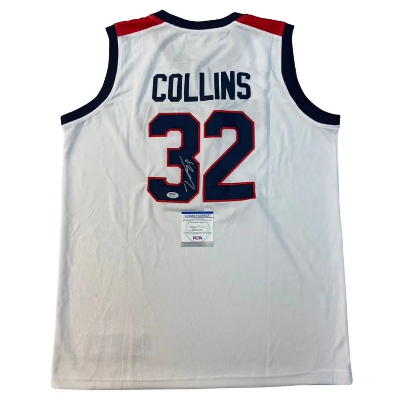 Zach Collins signed jersey PSA/DNA Gonzaga Bulldogs Autographed