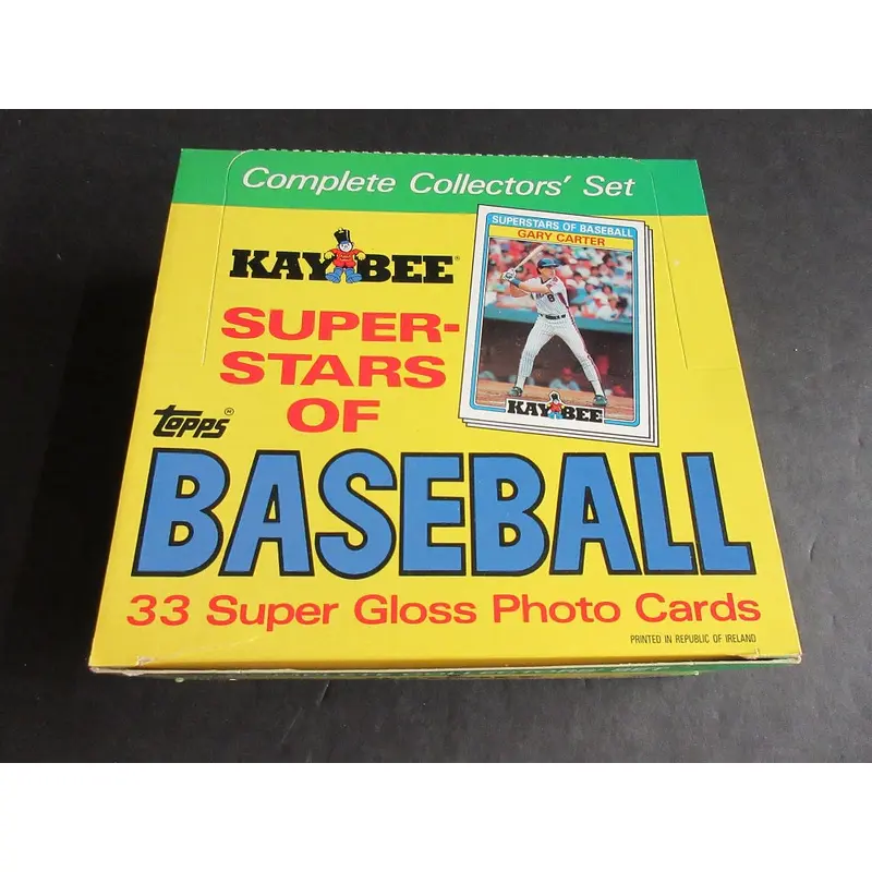 1987 Topps Baseball Kay-Bee Toys Superstars of Baseball Factory Set Box (24/33)