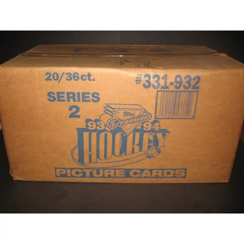 1993/94 Topps Premier Hockey Series 2 Case (20 Box)