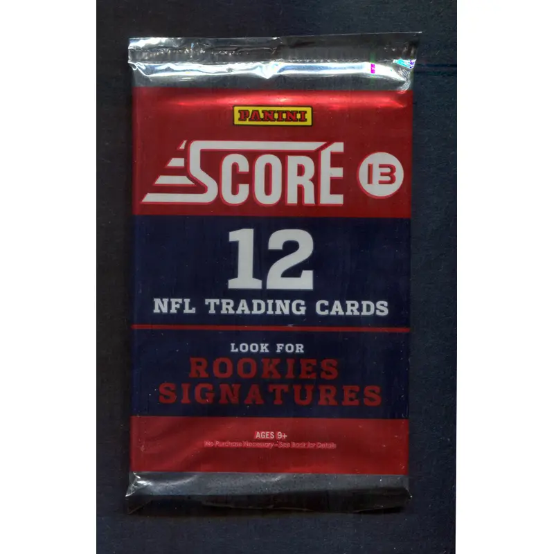 2013 Panini Score Football Unopened Pack (12)