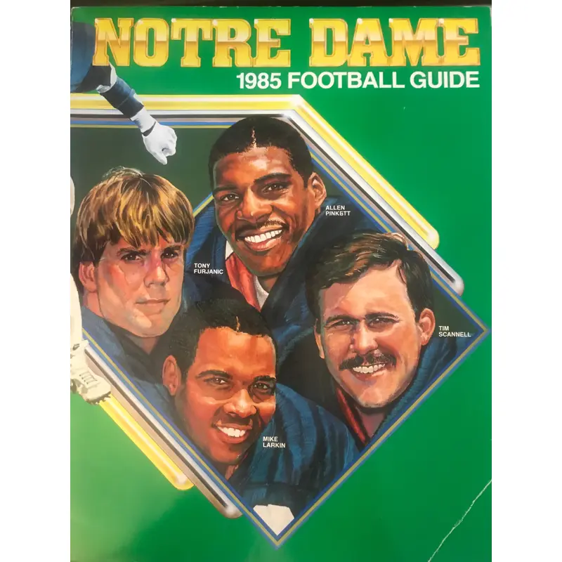 1985 Notre Dame Football Guide