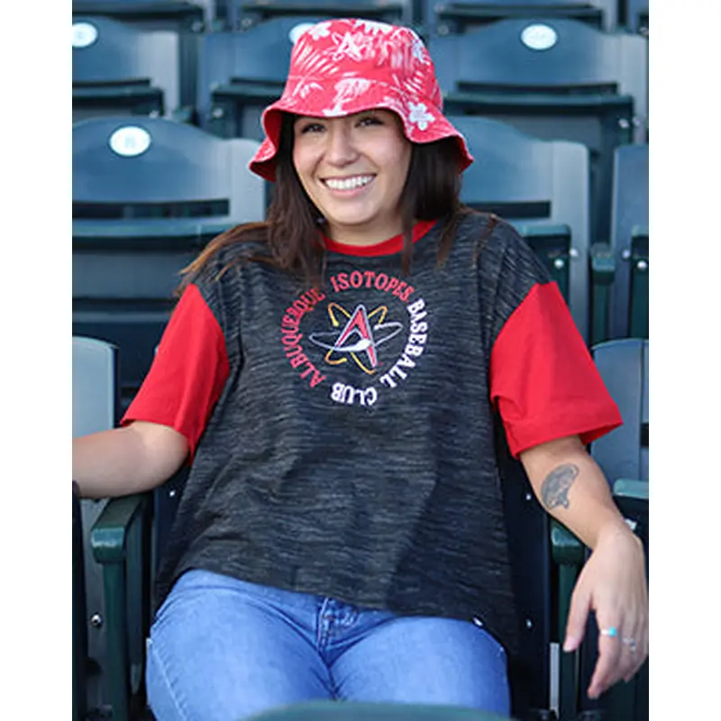 Albuquerque Isotopes Tee-Wmn Circle Crop Top
