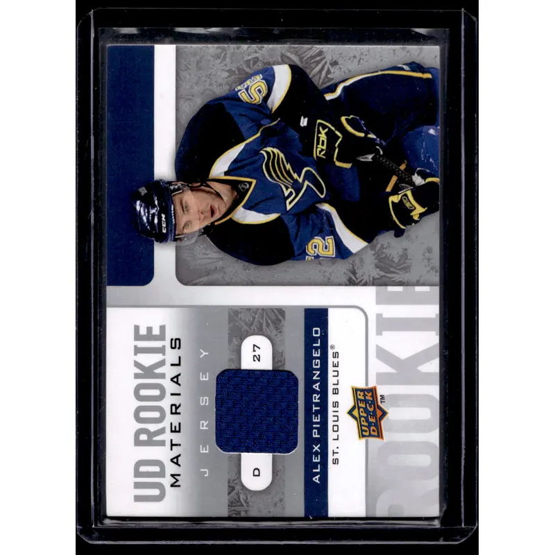 2008-09 Upper Deck - UD Rookie Materials - Alex Pietrangelo #RM-AP RY
