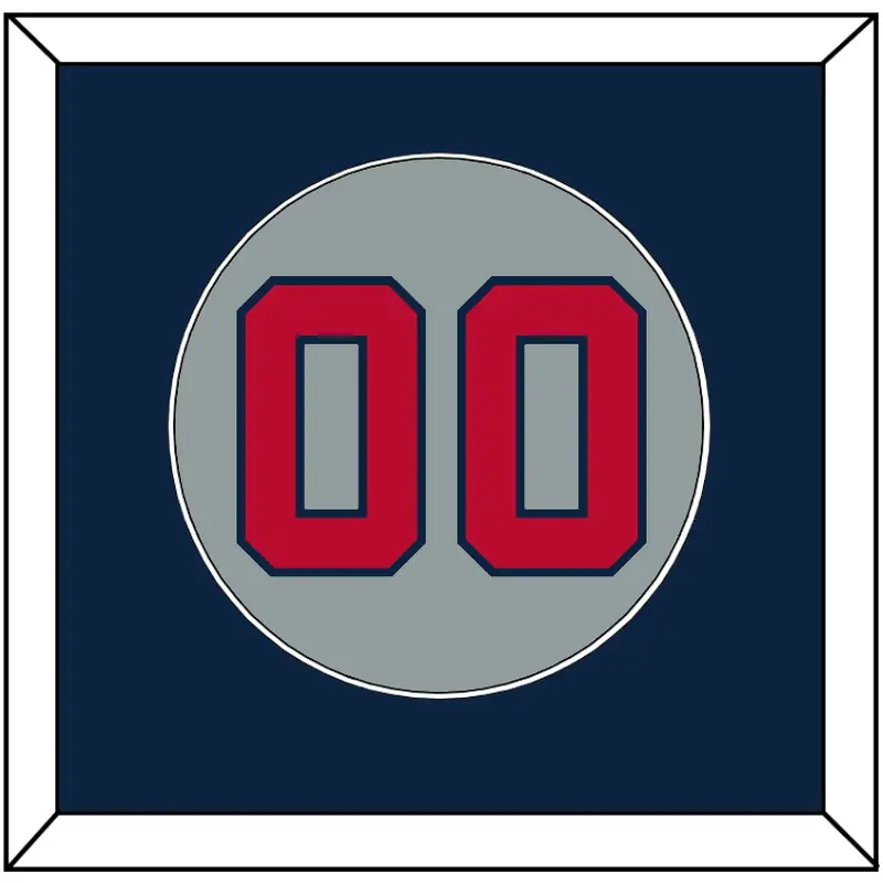 Atlanta Number - Road Gray - Single Mat 1