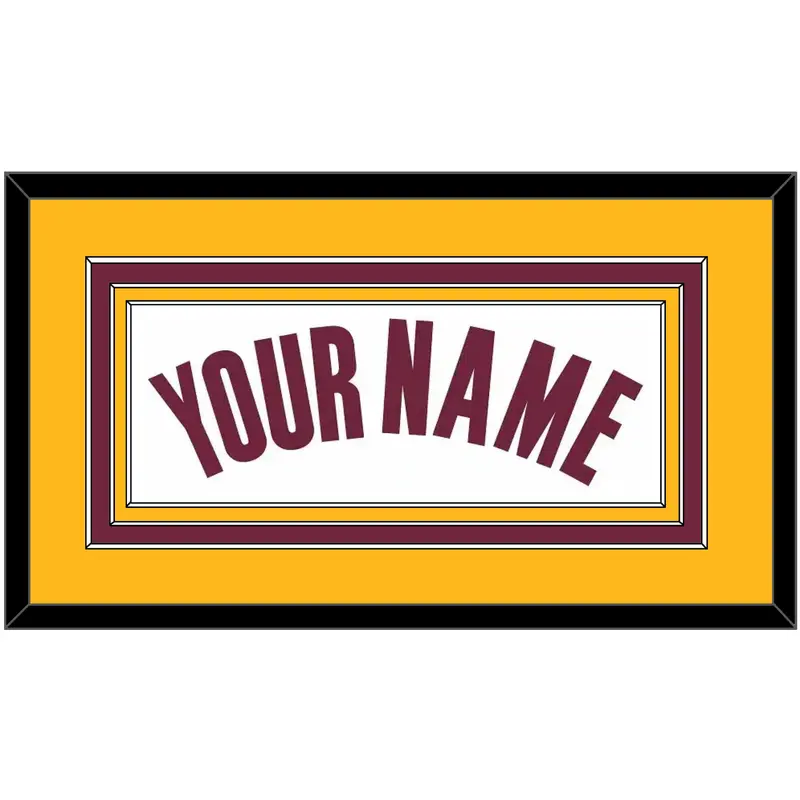 Cleveland Name - Home White (2010-2017) - Triple Mat 3