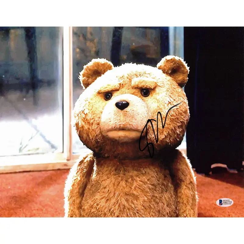 Seth MacFarlane Ted Authentic Signed 11x14 Photo Autographed BAS #D05735