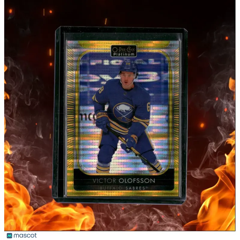 2021-22 O-Pee-Chee Platinum Victor Olofsson Seismic Gold 19/50 #118