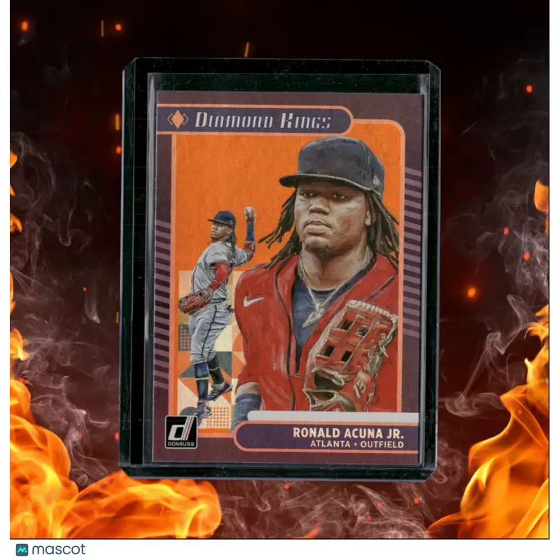 2021 Panini Donruss Ronald Acuna Jr. Holo Orange #16
