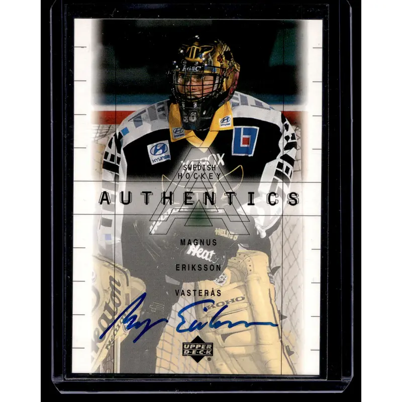 1999-00 Upper Deck Swedish - Authentics Autographs - Magnus Eriksson #ME