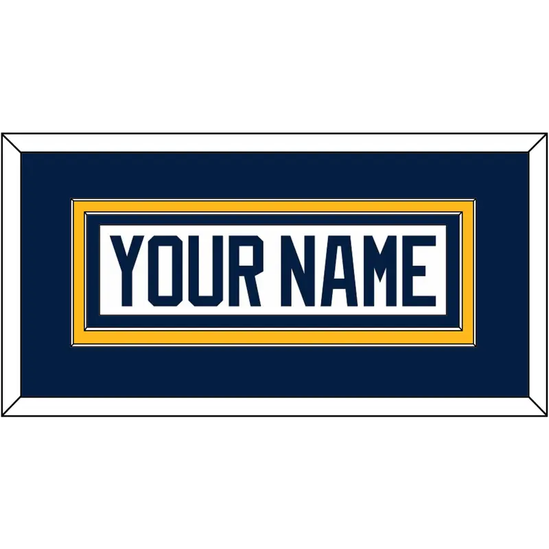 Buffalo Nameplate - Road White (2010-2020) - Double Mat 2