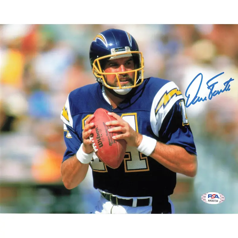 DAN FOUTS signed 8x10 photo PSA/DNA Chargers Autographed