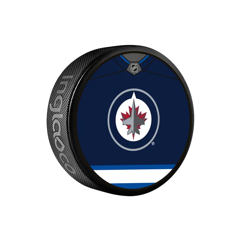 NHL Winnipeg Jets Jersey Design Souvenir Collector Hockey Puck
