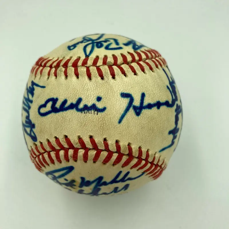 1985 Atlanta Braves Team Signed Autographed Official National League Baseball