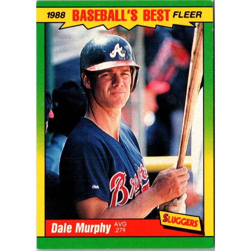 1988 Fleer Baseball's Best Sluggers vs Pitchers Dale Murphy #28