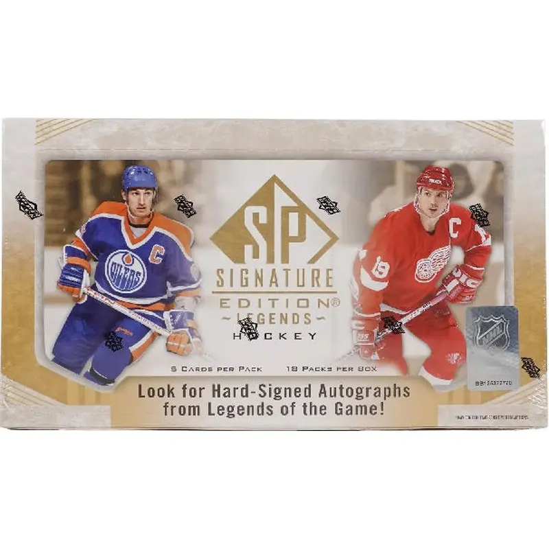 2020/21 Upper Deck SP Signature Edition Legends Hockey Hobby Box - (18) Packs