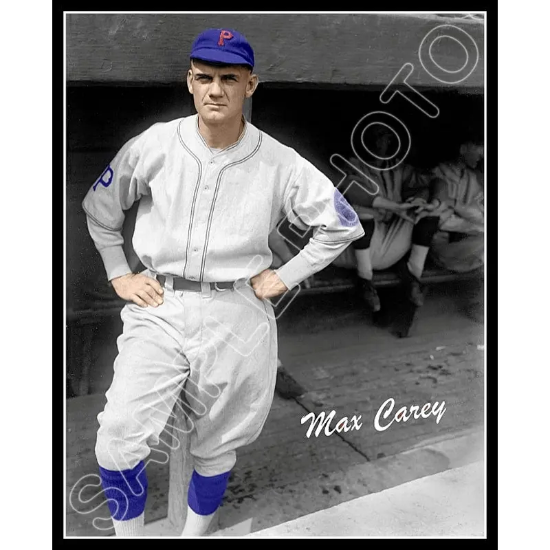 Max Carey Colorized 8X10 Photo - Pittsburgh Pirates - 154
