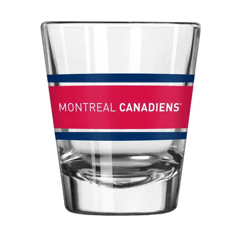 Montreal Canadiens 2oz Stripe Shot Glass