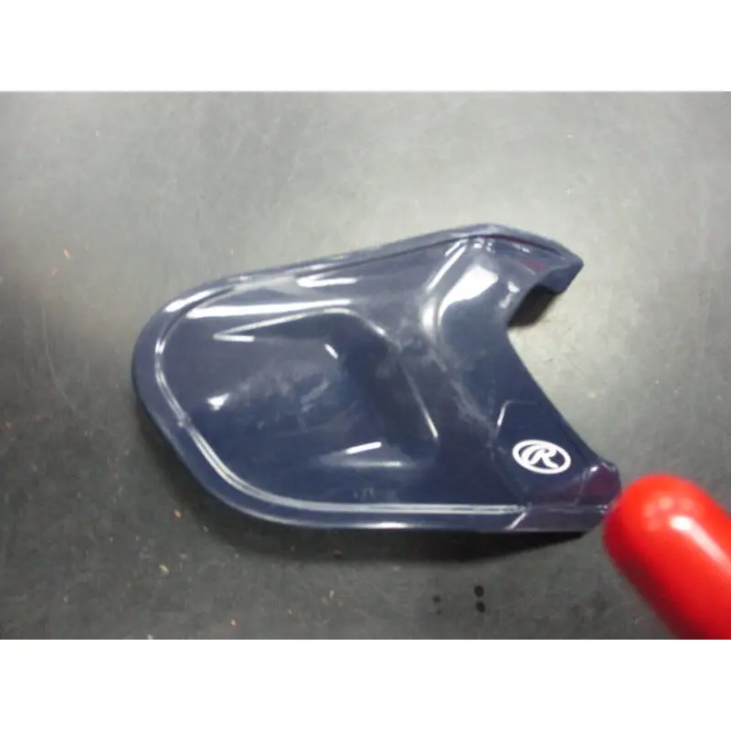 Used Rawlings Mach Jaw Guard - Navy - NEEDS ADJUSTMENT PIECE