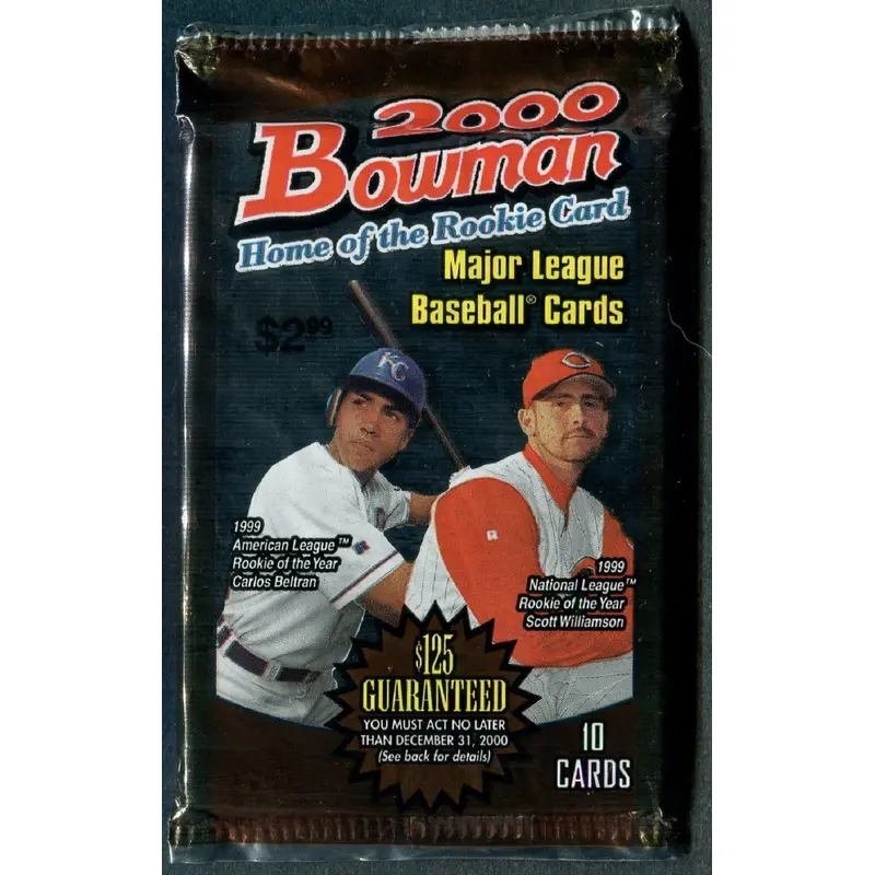 2000 Bowman Baseball Unopened Pack (Pre-Priced) (10)