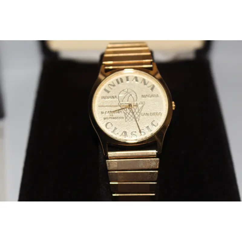 1990 Indiana Classic Basketball Tournament Jostens Quartz Watch, Indiana University