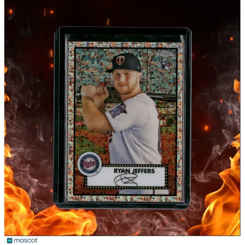 2021 Topps Chrome Platinum Anniversary Ryan Jeffers Rose Gold Refractor Rookie