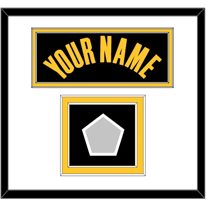 Golden State Name & Champions Patch - Black City (2021-2022) - Double Mat 2