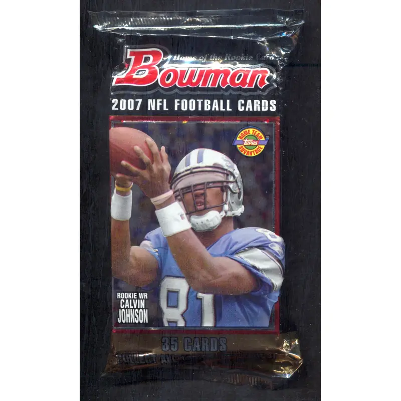 2007 Bowman Football Unopened Jumbo Pack (HTA) (35)