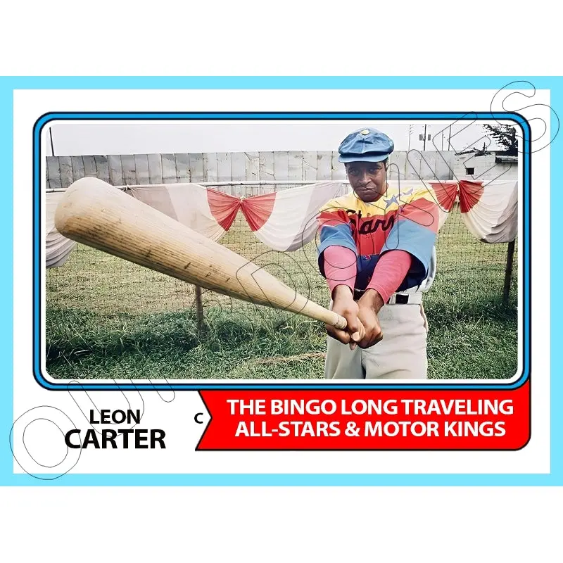 Leon Carter 1974 Topps Custom Card - 4805