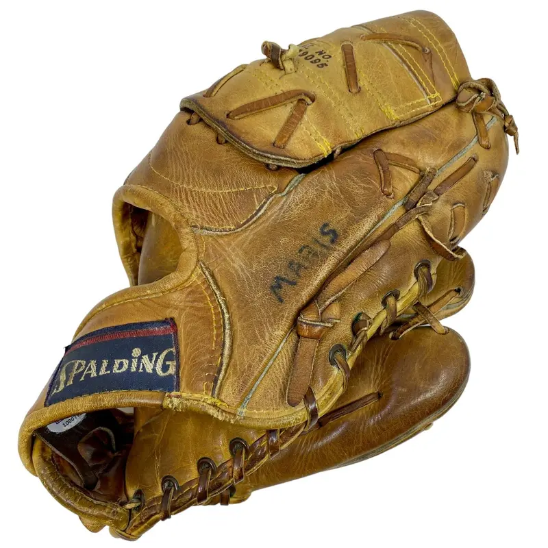 Roger Maris 1961 Game Used Baseball Glove From 61 Home Run Record Season PSA DNA