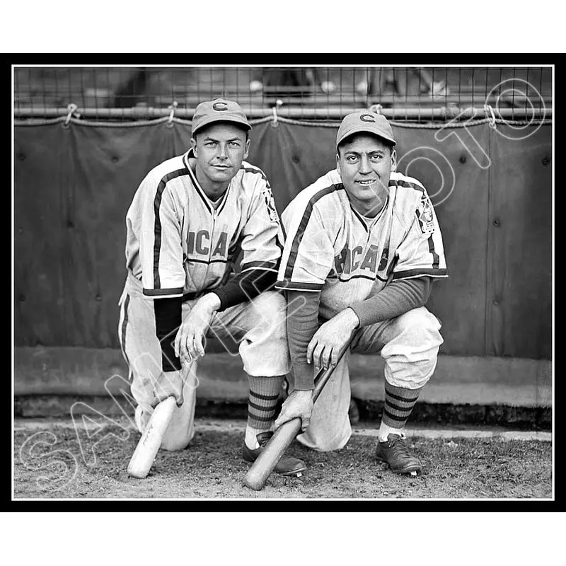 Stan Hack Billy Herman 8X10 Photo - 1939 Chicago Cubs - 1831