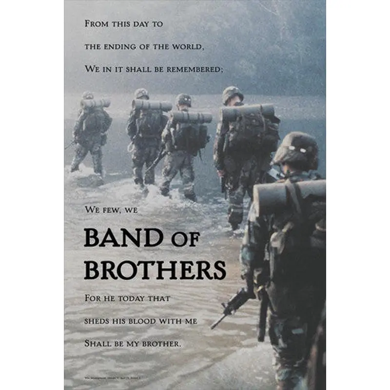 U.S. Army Infantry "Band of Brothers" Inspirational Poster - American Image Coll.