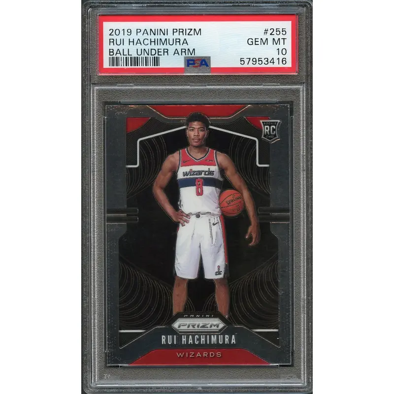 2019 Prizm Variation Short Print #255 Rui Hachimura PSA 10 Gem Mint RC