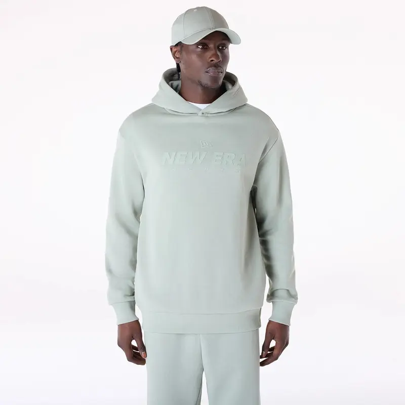 New Era Flag Pastel Green Oversized Pullover Hoodie