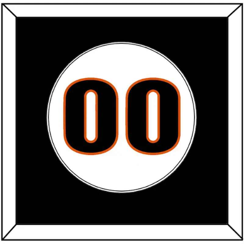San Francisco Number - Home White (1994-1999) - Single Mat 2