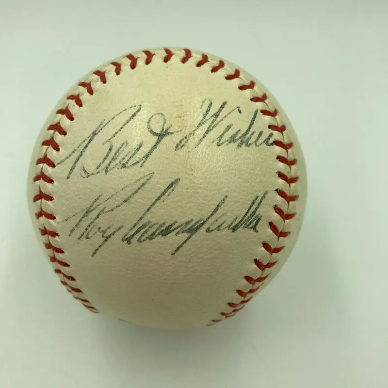 Beautiful 1950's Roy Campanella Pre Accident Signed Baseball PSA DNA COA