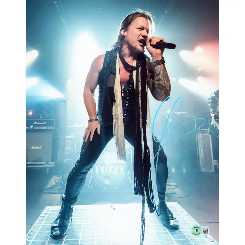Chris Jericho WWE Authentic Signed 11x14 Photo Autographed BAS #AD77157