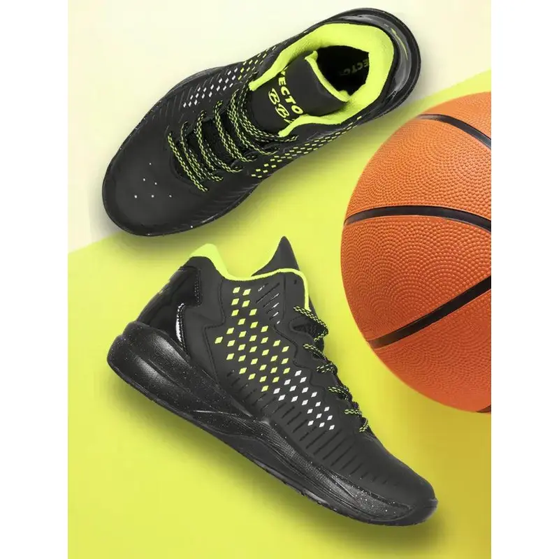 VECTOR X Bb-22 Basketball Shoes For Men (Black, Green) | KIBI Sports