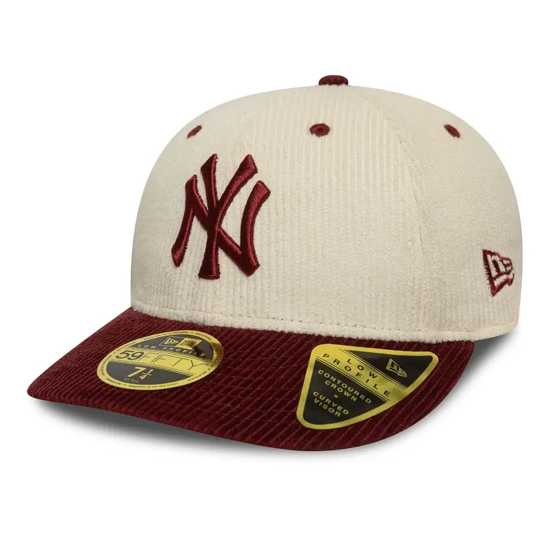 New York Yankees MLB Cord Cream Low Profile 59FIFTY Fitted Cap