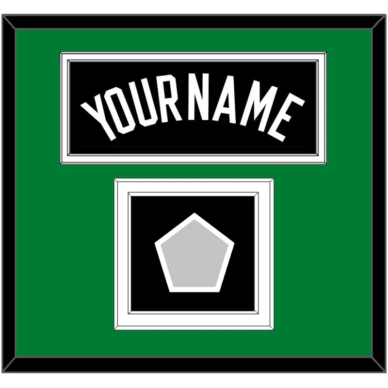 Boston Name & Finals Patch - Black Statement - Double Mat 2