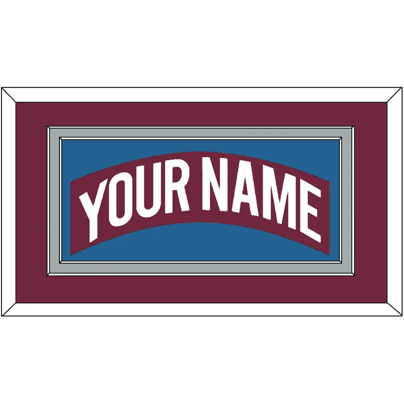 Colorado Nameplate - Road Burgundy (1999-2001) - Double Mat 3