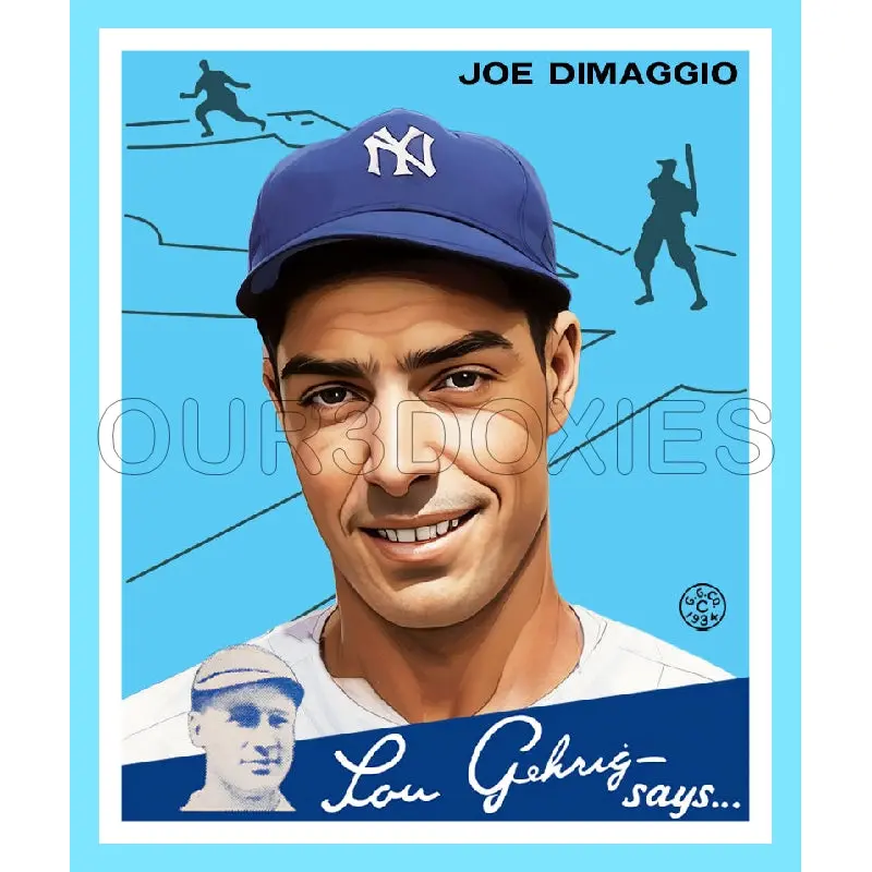 Joe Dimaggio 1934 Goudey Custom Card - 3718