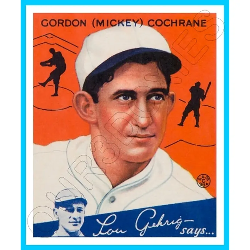 Mickey Cochrane 1934 Goudey Reproduction Card - 3715