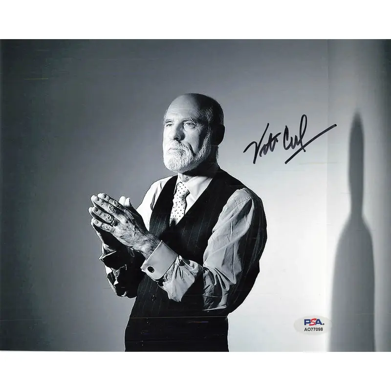 Vint Cerf Signed 8x10 Photo PSA/DNA Autographed Computer Scientist