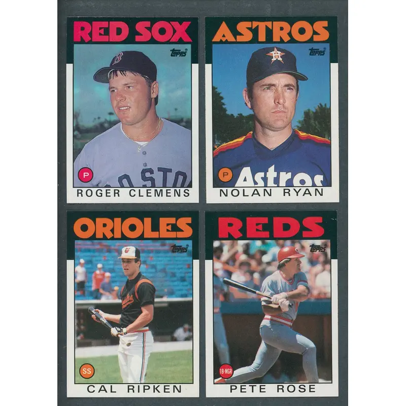 1986 Topps Baseball Complete Set NM/MT (792) (23-76)